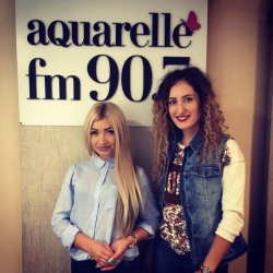 Carolina Gorun si Ala Zasmenco au prezentat la Aquarelle FM piesa lor noua "Fetele"!