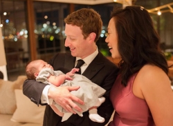 (фото) Марк Цукерберг отпраздновал первый день рождения дочери