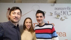 Valentina Nejel si Sergiu Punga au prezentat o piesa noua "Ne-a fost iubirea un joc" pe Aquarelle FM!