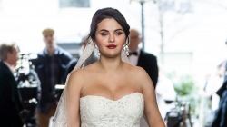 Selena Gomez a îmbrăcat rochia de mireasă. Cu cine a fost surprinsă