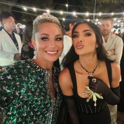 Natalia Gordienko, în Italia, alături de Kim Kardashian
