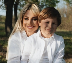 Natalia Gordienko, imagini adorabile cu Christian: "Pentru totdeauna mamă"