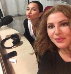 INNA si Dara au fost pe Aquarelle FM in direct de Ziua Studentilor in Moldova!