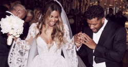 Певица Сиара официально стала женой Рассела Уилсона