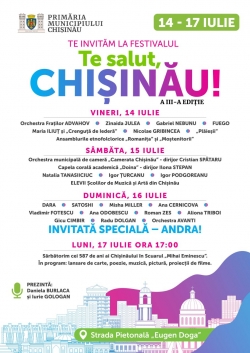 Festivalul "Te salut, Chișinău", ediția a III-a Festivalul "Te salut, Chișinău", ediția a III-a