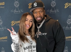 Iuliana Beregoi, în al nouălea cer la întâlnirea cu 50 Cent. Tânăra artistă i-a cerut rapperului un cadou