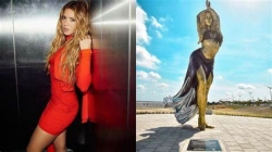 Shakira are o statuie în orașul natal din Columbia. Cum a reacționat artista la vederea imaginilor cu ea