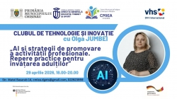 Primăria Municipiului Chișinău vă invită la Clubul de Tehnologie și Inovație pentru o nouă sesiune dedicată digitalizării